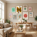 Textured Mid Century Composition 4 Poster by Little Dean in Define Your Sanctuary gallery wall