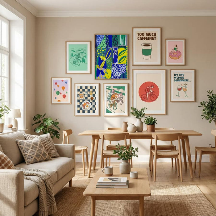 Póster The Blue Garden – póster e impresión artística