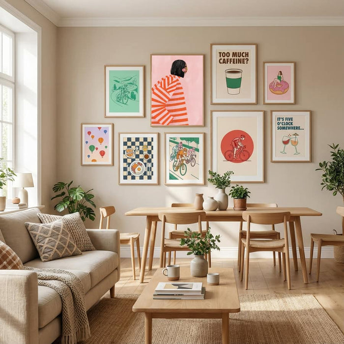 The Woman With the Orange Stripes Poster – poster and art print