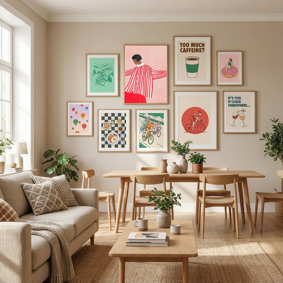 The Woman With the Red Stripes Poster – poster and art print