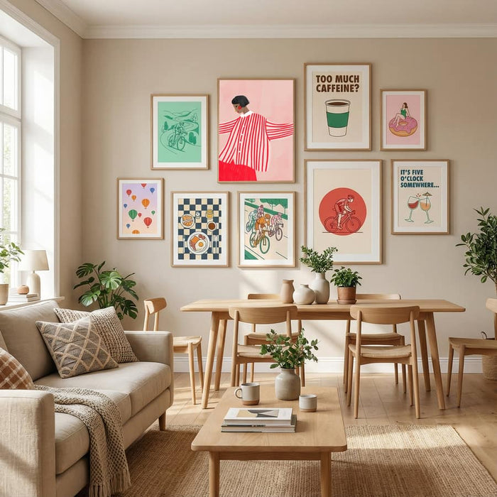 The Woman With the Red Stripes Poster – poster and art print