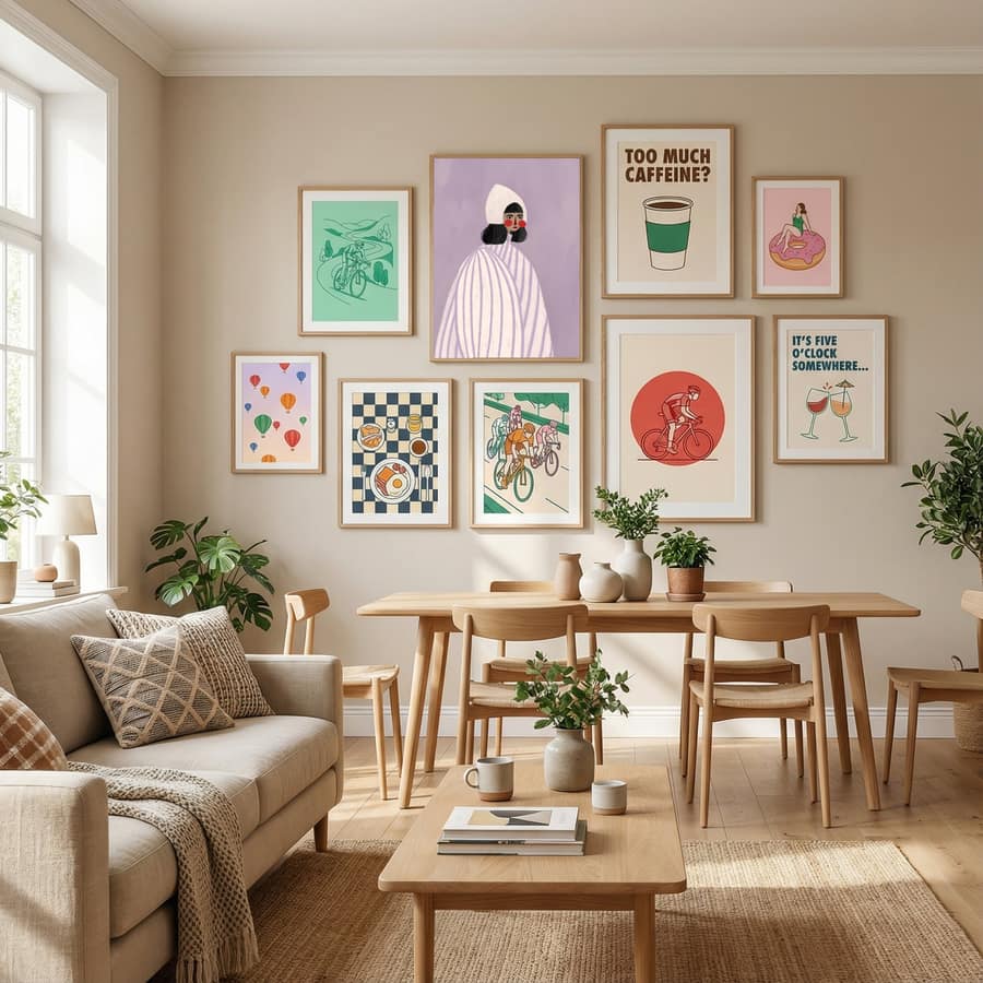 The Woman With the White Hat Poster – poster and art print