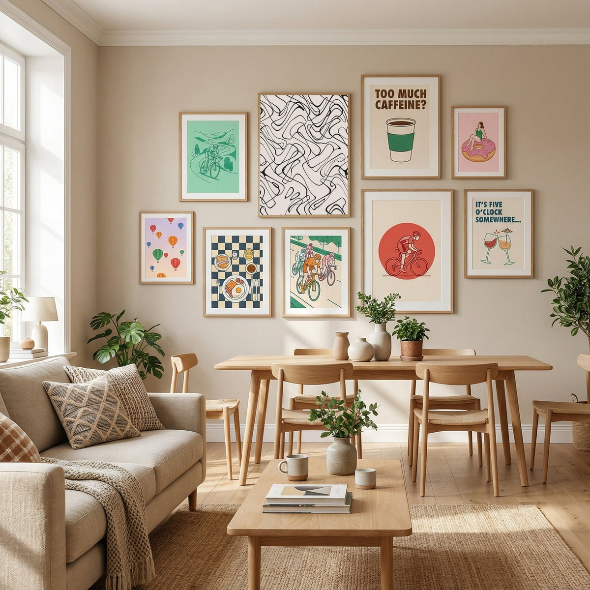 Thin Shakey Lines Poster by Treechild in Define Your Sanctuary gallery wall