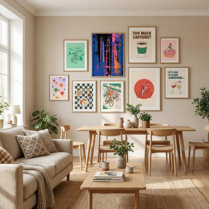 Time Machine (Blue) Poster – plakat og kunsttryk
