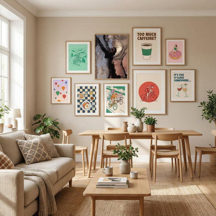 Time and Distance Poster – plakat og kunsttryk