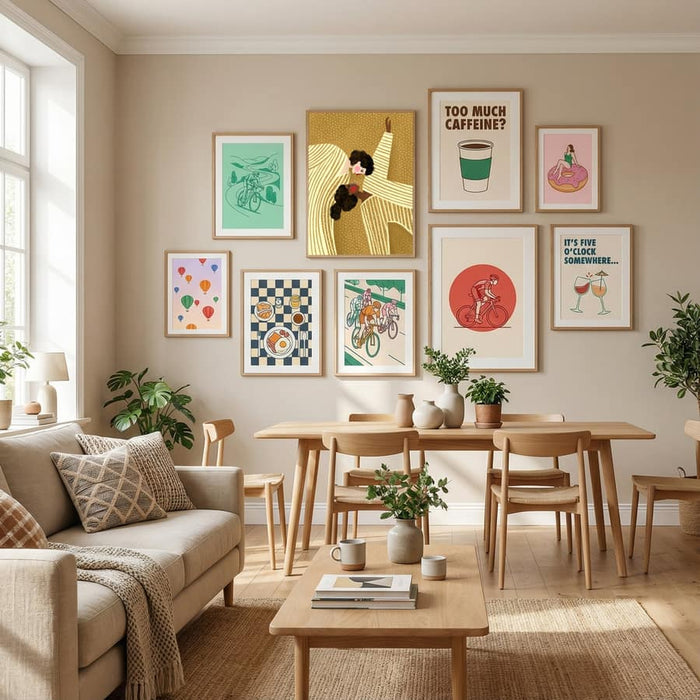 Two Line Women Poster – poster and art print