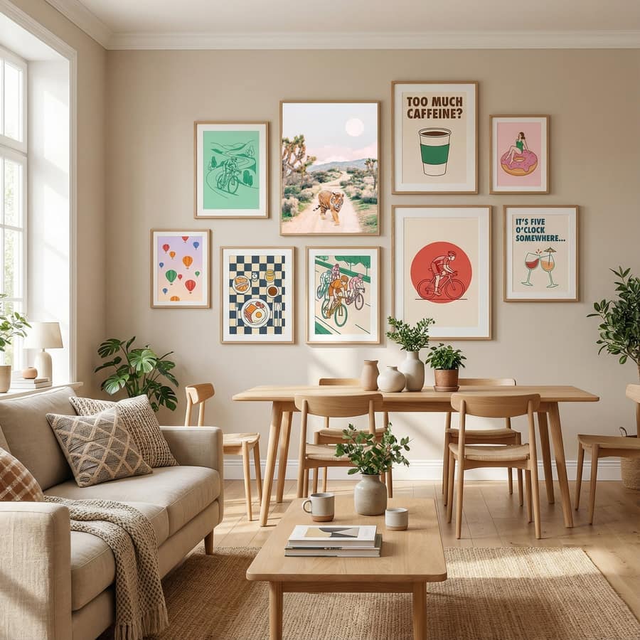 Wandering Tiger Poster by Kathrin Pienaar in Define Your Sanctuary gallery wall