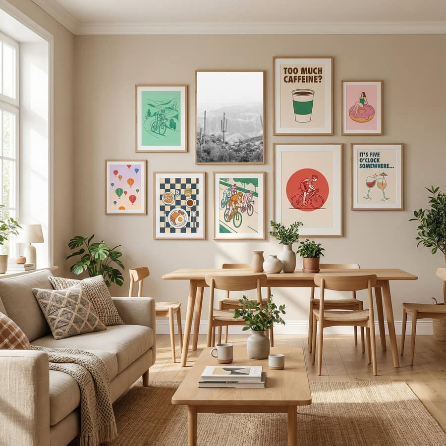 Western Cactus Poster by Kathrin Pienaar in Define Your Sanctuary gallery wall