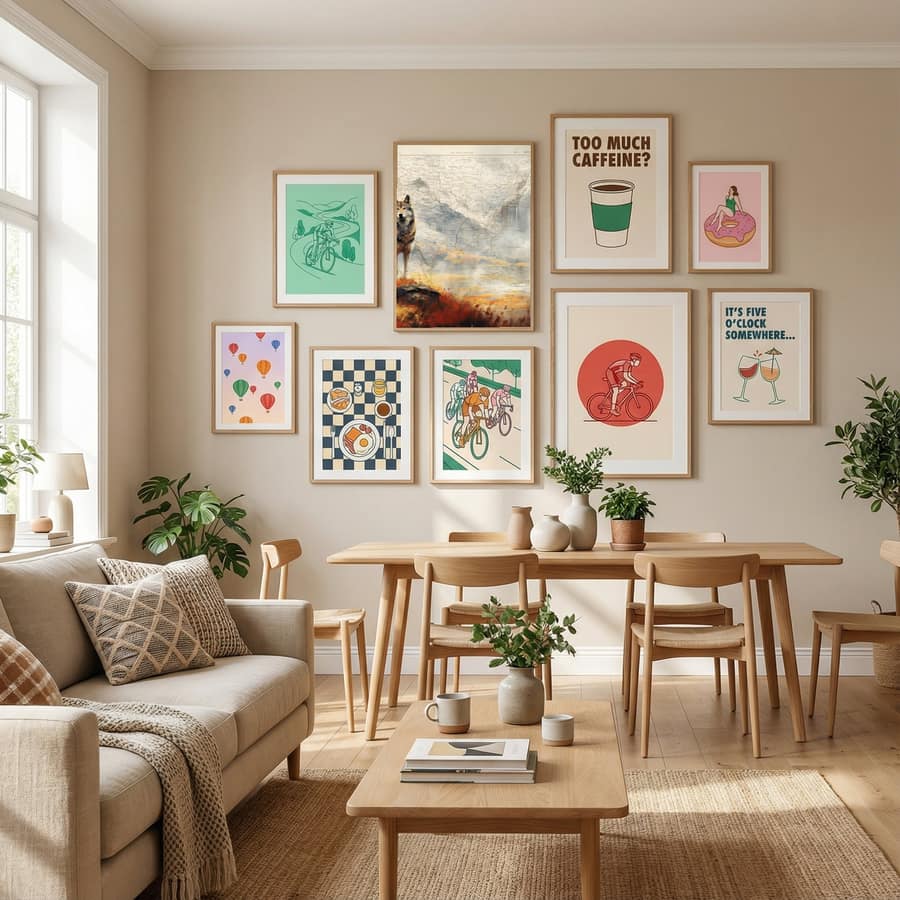 Wolf Valley Poster by Thomas Chedeville in Define Your Sanctuary gallery wall