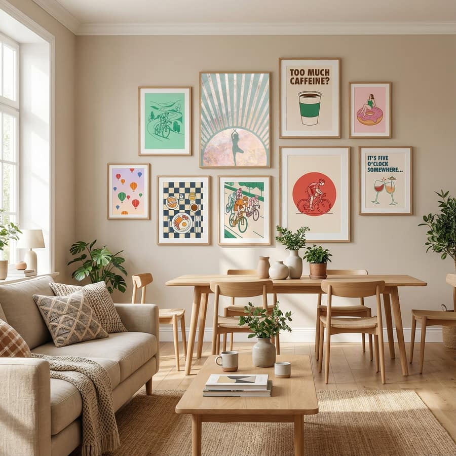 Yoga Boho Sun Rise Green 1 Poster – poster and art print