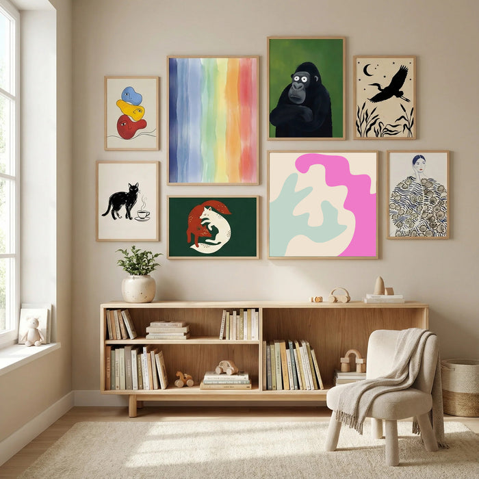 12 Poster by Angela Minca in Modern Curation gallery wall