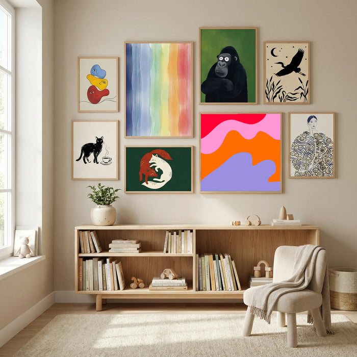 3 Poster by Angela Minca in Modern Curation gallery wall