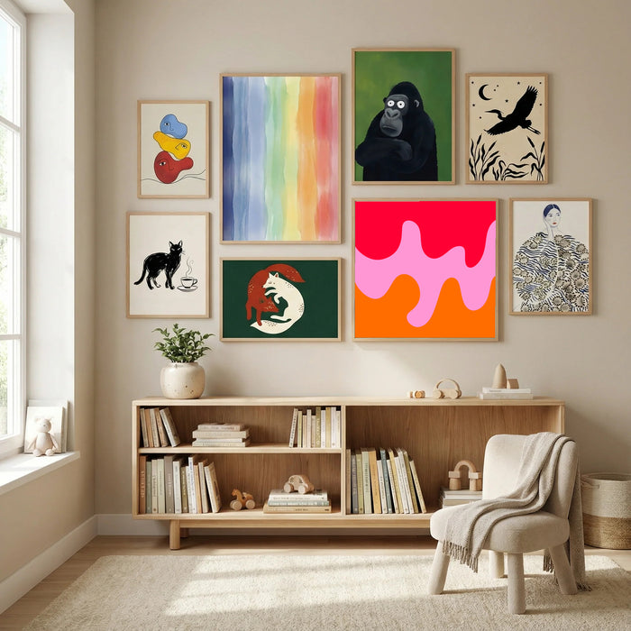 4 Poster by Angela Minca in Modern Curation gallery wall