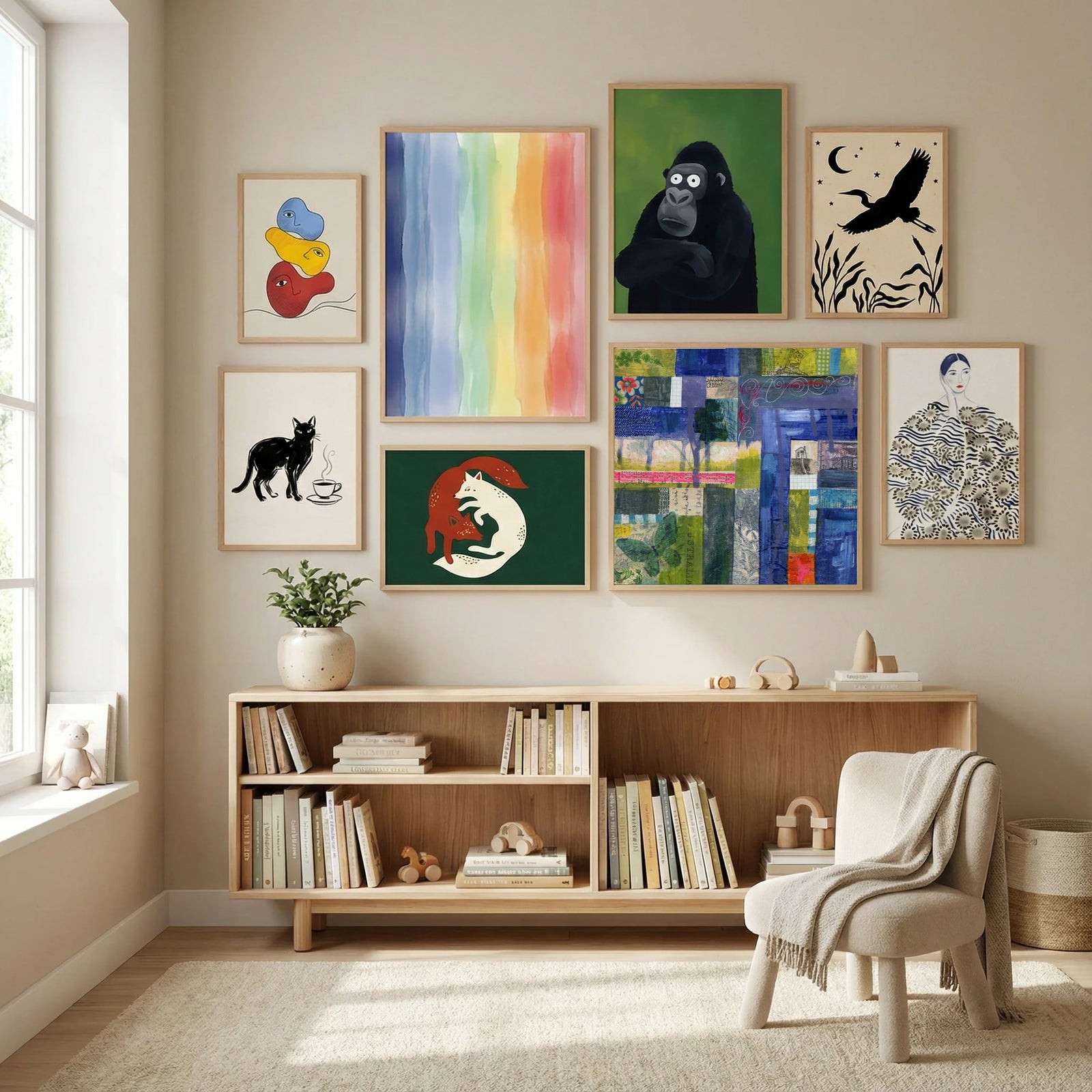 A Tiny Life Poster by Susan Black in Modern Curation gallery wall