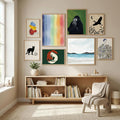 Affiche Beach Oil painting – affiche et impression d’art