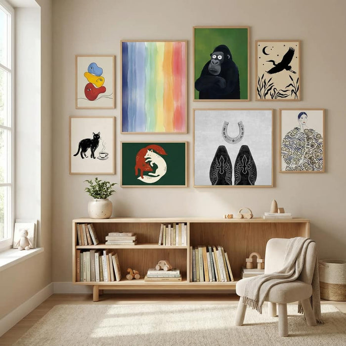 Affiche Bw Cowboy Boots and Horseshoe – affiche et impression d’art