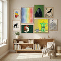 Cafetera &amp; Cupcake Poster by David Galan in Modern Curation gallery wall