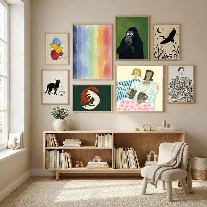 Coffee Club -juliste – juliste ja taidepainatus