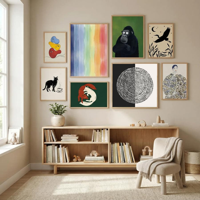 Convergence Poster by CATS AND DOTZ in Modern Curation gallery wall