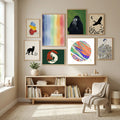 Exoplanet I Poster by Paulina Vårregn in Modern Curation gallery wall