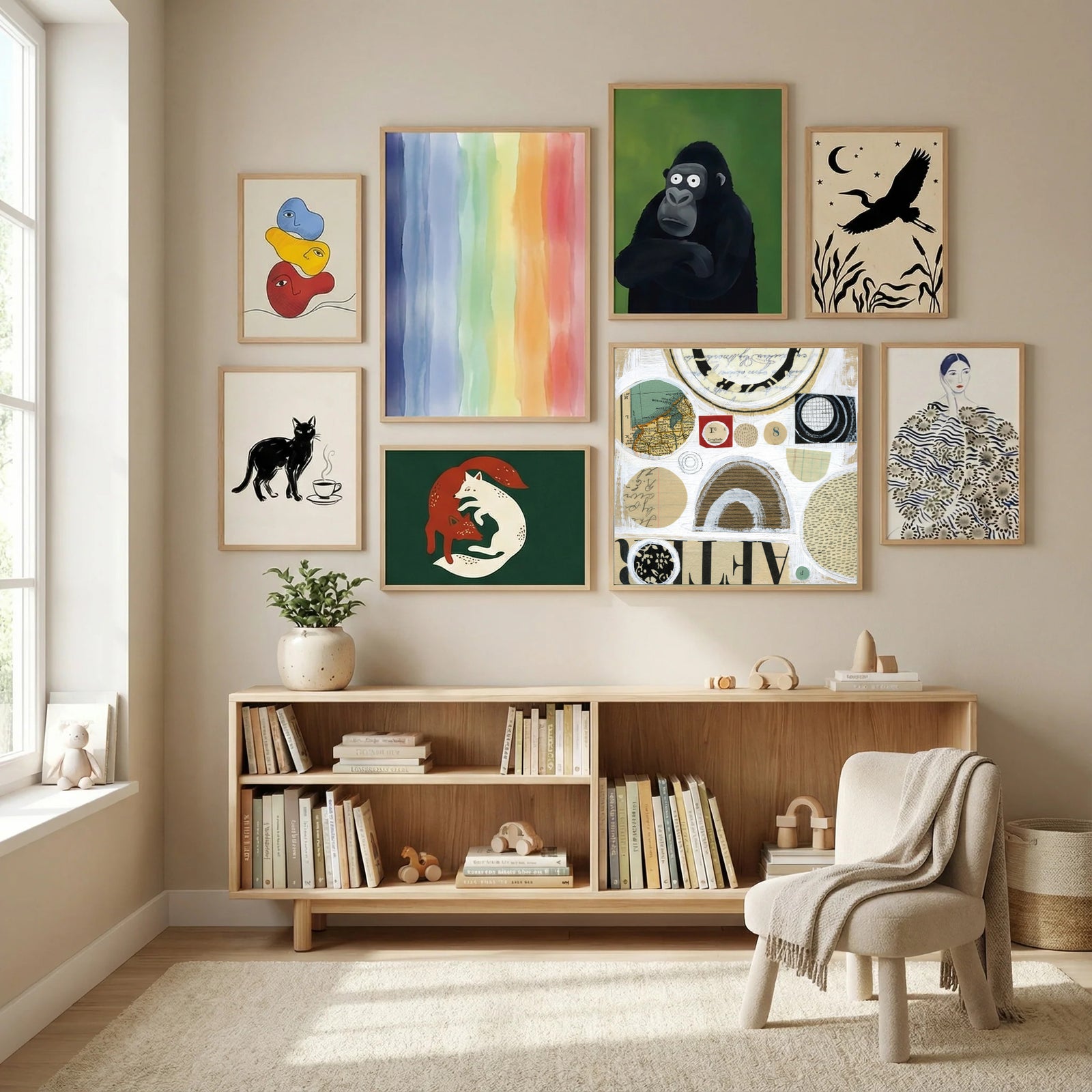 Galveston Poster by Susan Black in Modern Curation gallery wall