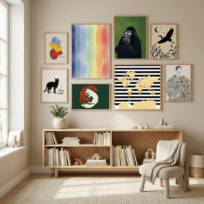 Harper world map Poster – plakat og kunsttryk
