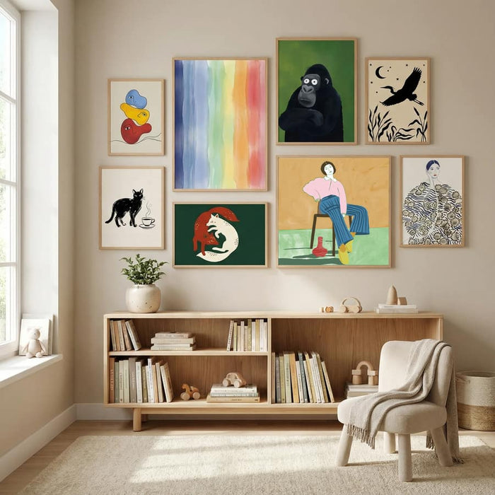 Lady Sitting with her vase Poster – Poster und Kunstdruck