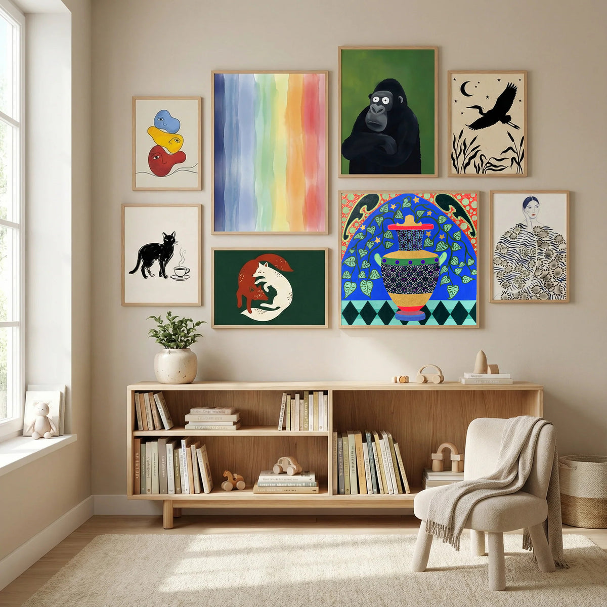 The Ivy Poster by David Galan in Modern Curation gallery wall