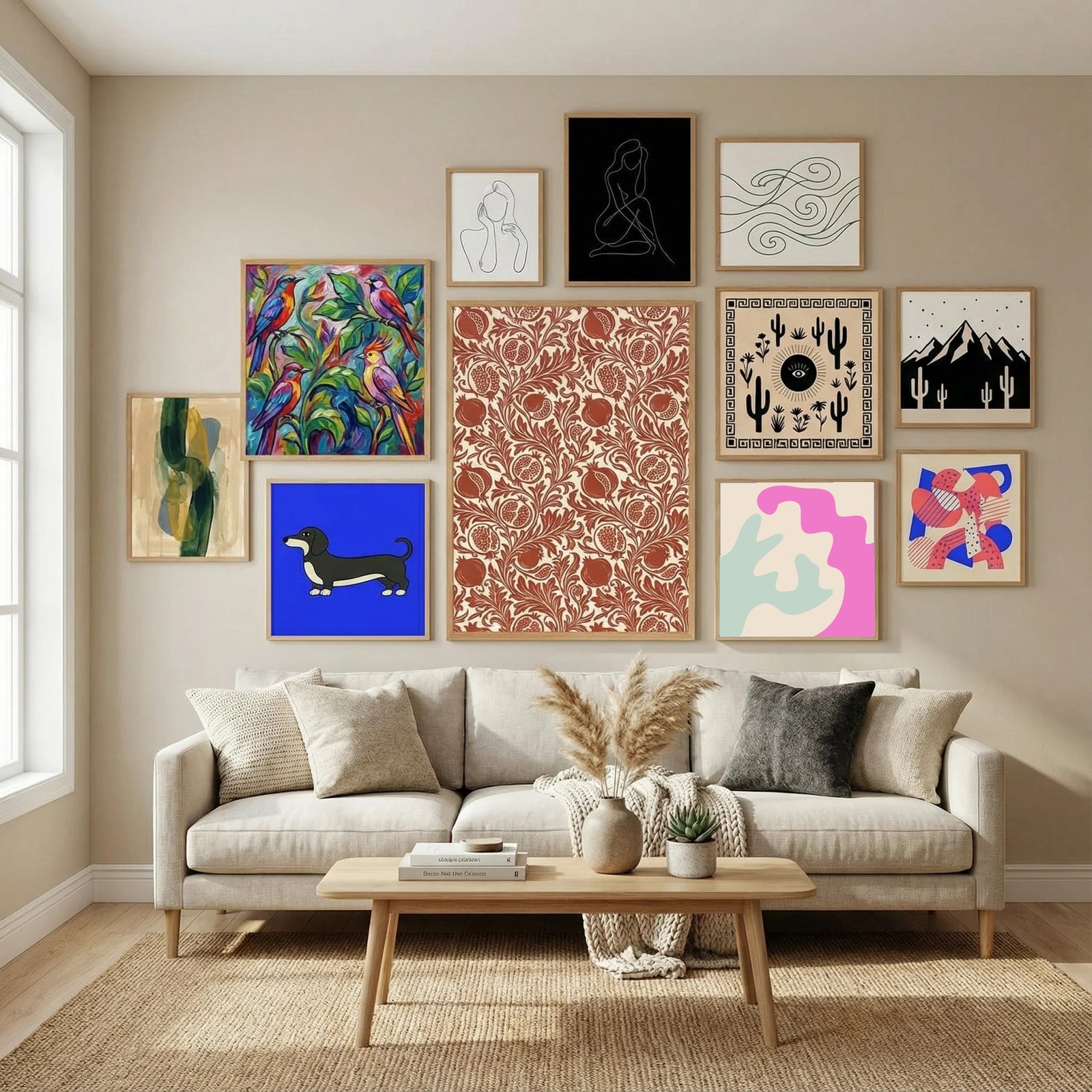 12 Poster by Angela Minca in Nordic Simplicity gallery wall