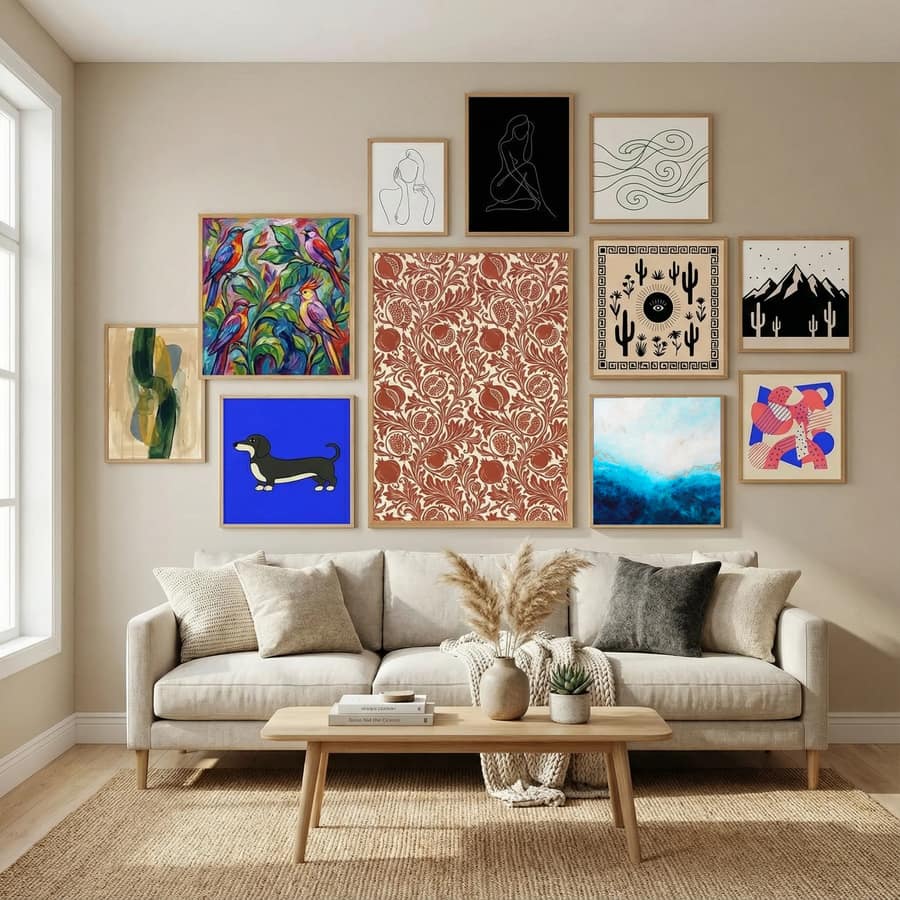 Plakat Blue Sea, golden Sunlight 1 – plakat i druk artystyczny