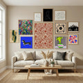 Cactus In a Green Pot Poster by David Galan in Nordic Simplicity gallery wall