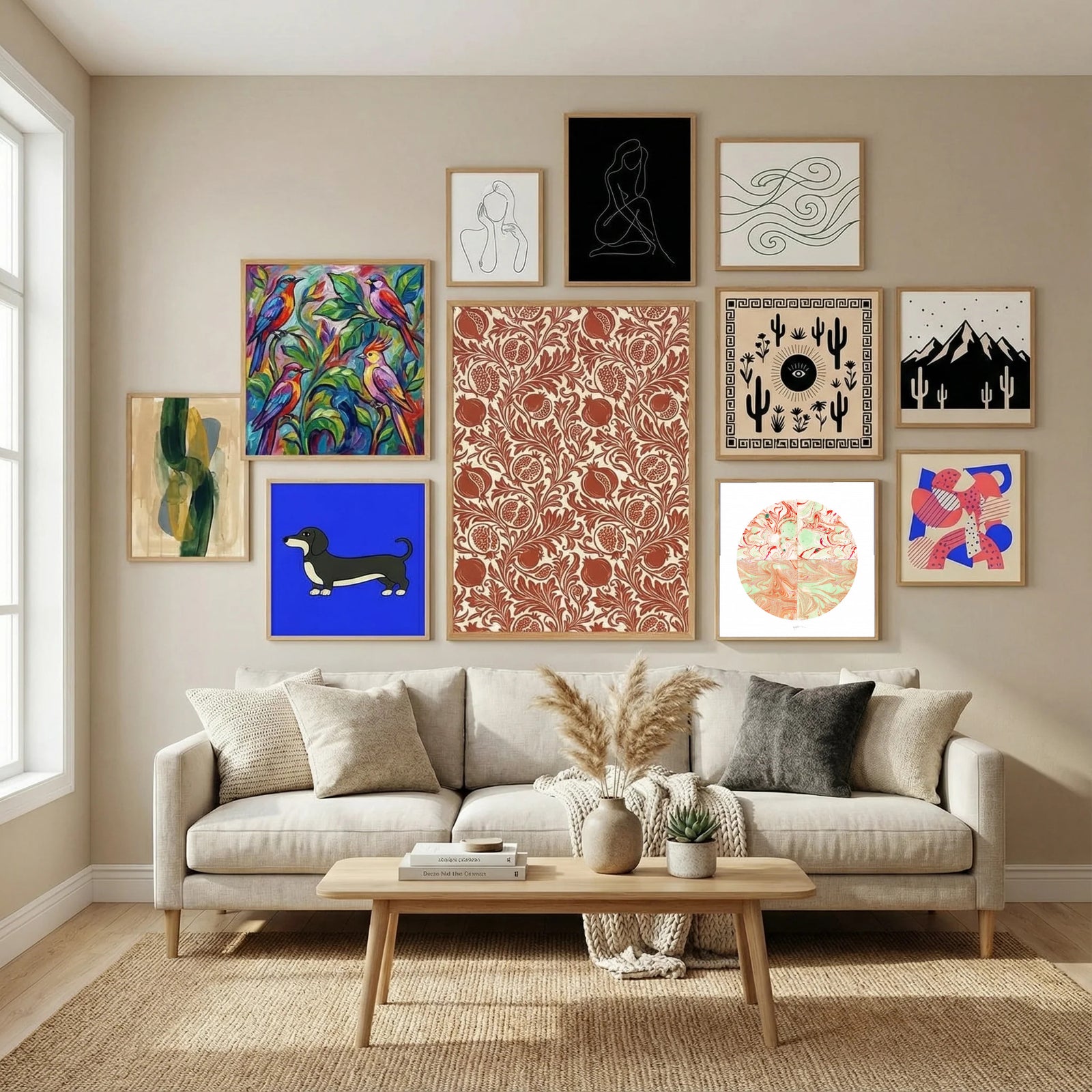 Exoplanet III. Poster by Paulina Vårregn in Nordic Simplicity gallery wall