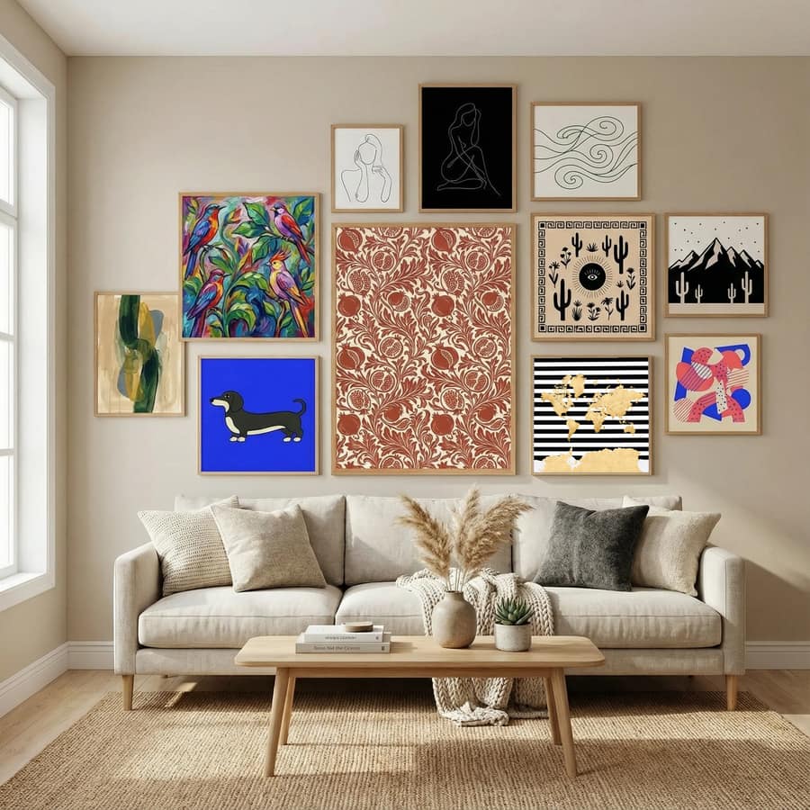 Harper world map Poster – plakat og kunsttryk