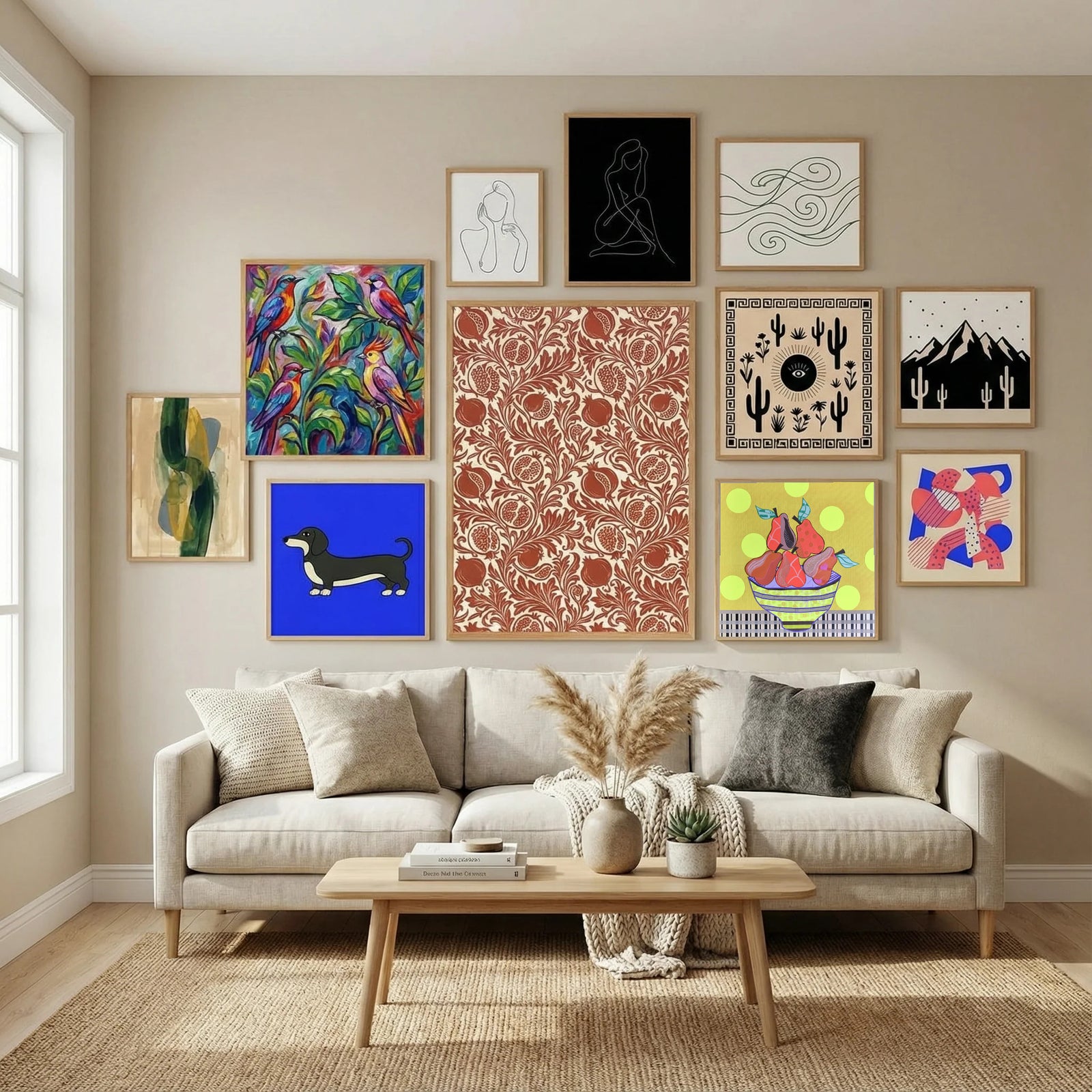Pears and Tears Poster by David Galan in Nordic Simplicity gallery wall