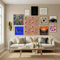 Sunset Cowboy Poster by Andreas Magnusson in Nordic Simplicity gallery wall