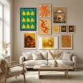 Abstract Composition No. 15 Poster by Elena Ristova in Nordic Tranquility gallery wall