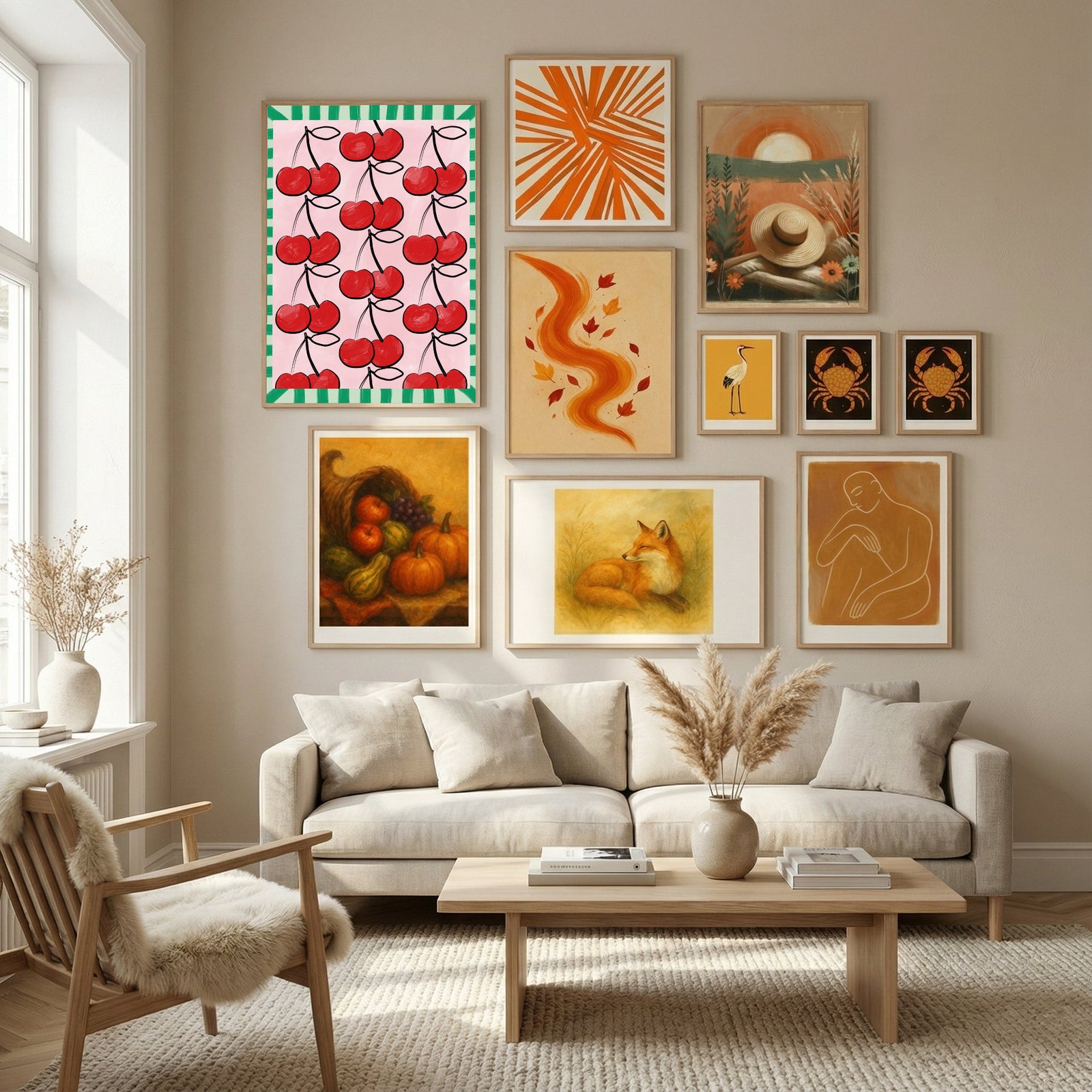 3x4 Aspectratiomixed17 Poster by Elena Ristova in Nordic Tranquility gallery wall