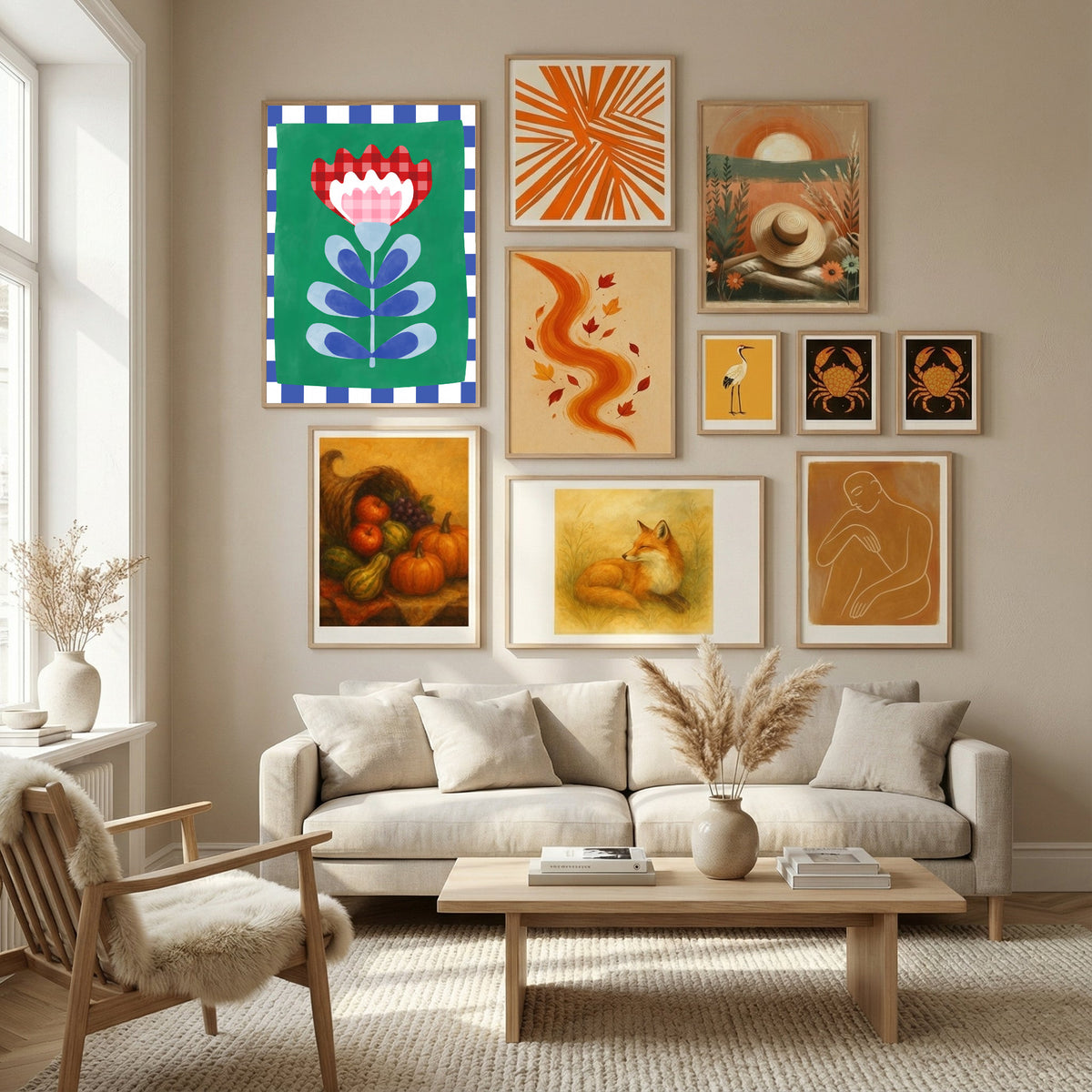 3x4 Aspectratiomixed25 Poster by Elena Ristova in Nordic Tranquility gallery wall
