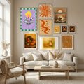 Abstract Composition No. 26 Poster by Elena Ristova in Nordic Tranquility gallery wall