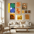 Abstract Composition No. 39 Poster by Elena Ristova in Nordic Tranquility gallery wall