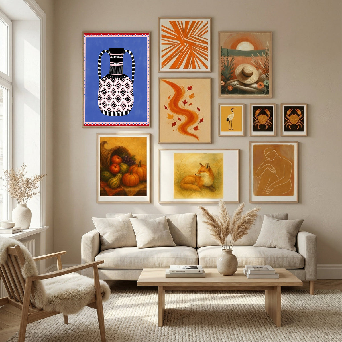 3x4 Aspectratiomixed55 Poster by Elena Ristova in Nordic Tranquility gallery wall