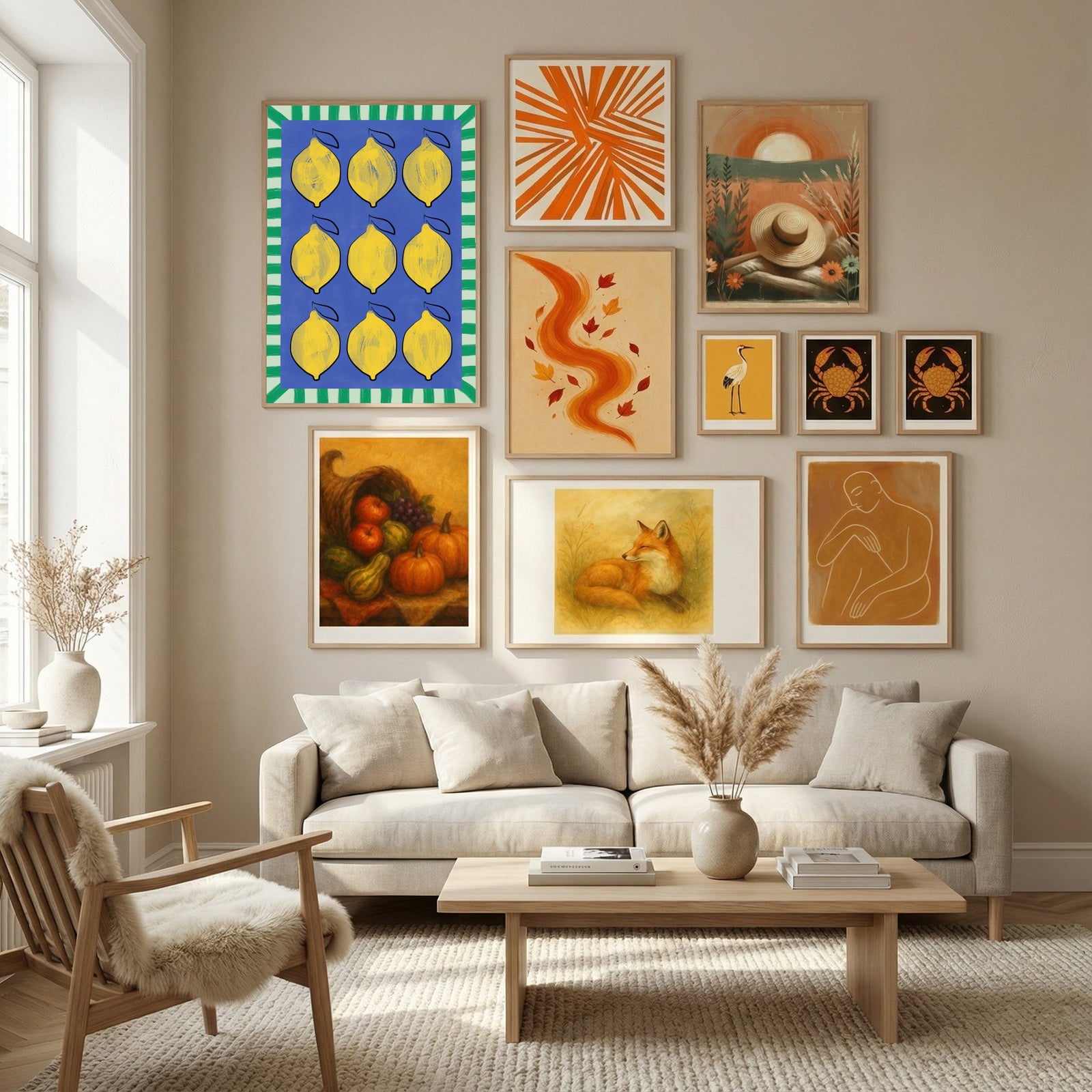 3x4 Aspectratiomixed7 Poster by Elena Ristova in Nordic Tranquility gallery wall