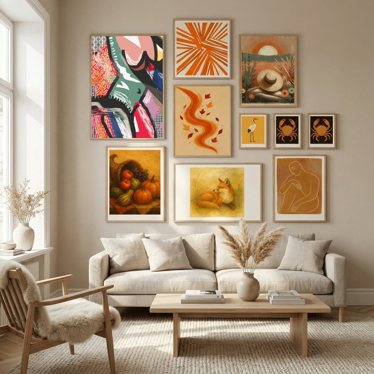 Abstract Ballerina Poster by Little Dean in Nordic Tranquility gallery wall