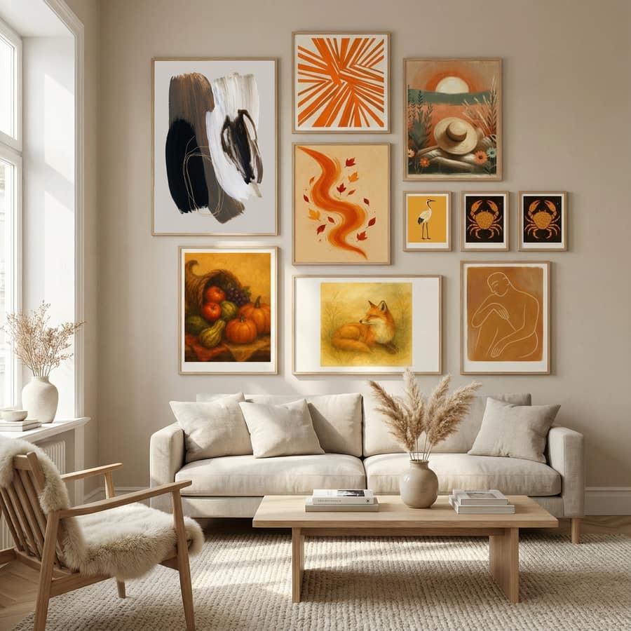 Abstract Brush Strokes 108X Poster – Poster und Kunstdruck