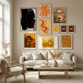 Abstract Brush Strokes 180Z Poster – Poster und Kunstdruck
