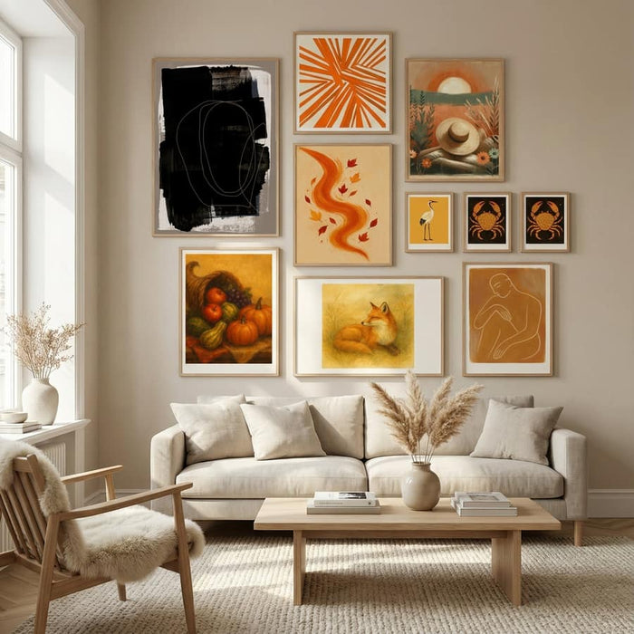 Abstract Brush Strokes 180Z Poster – Poster und Kunstdruck