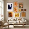 Abstract Brush Strokes 20 Poster by Mareike Böhmer in Nordic Tranquility gallery wall