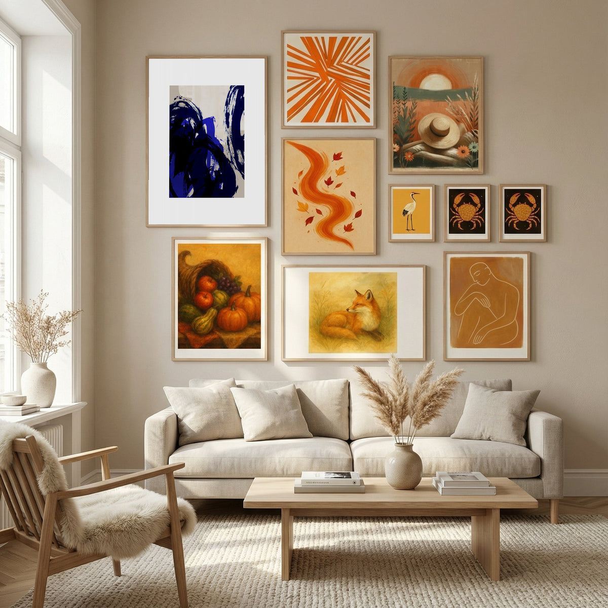 Abstract Brush Strokes 20 Poster by Mareike Böhmer in Nordic Tranquility gallery wall