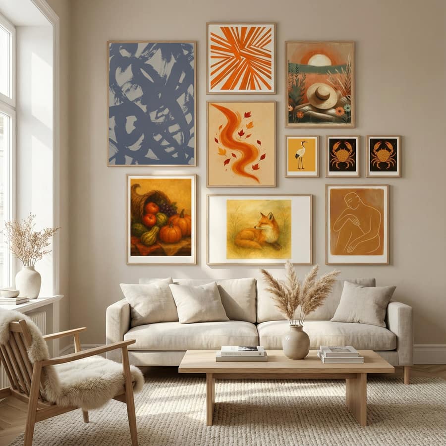 Póster Abstract Brush Strokes 399X – póster e impresión artística