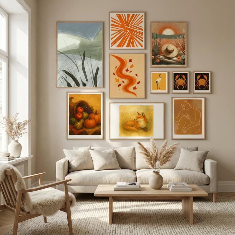 Abstract Landscape Poster – Poster und Kunstdruck